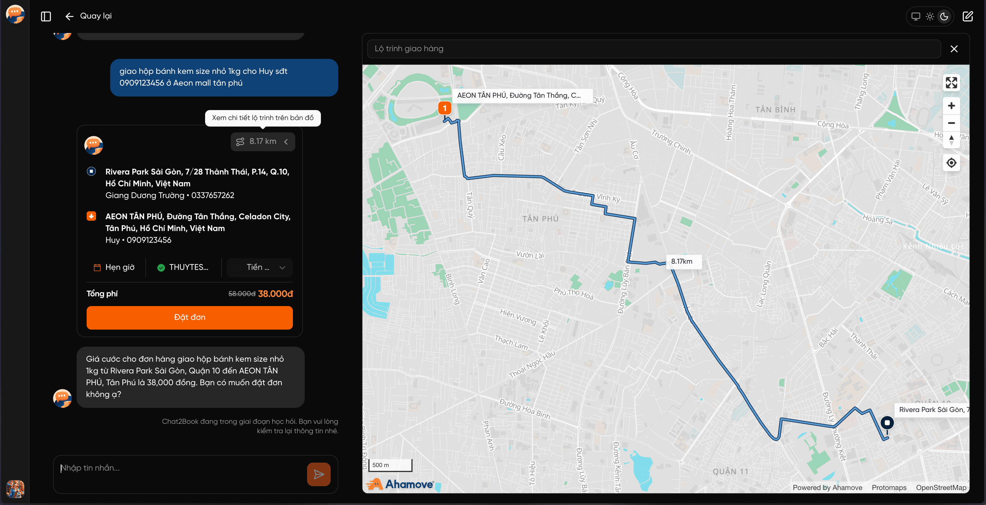 Smart order processing virtual assistant - 1